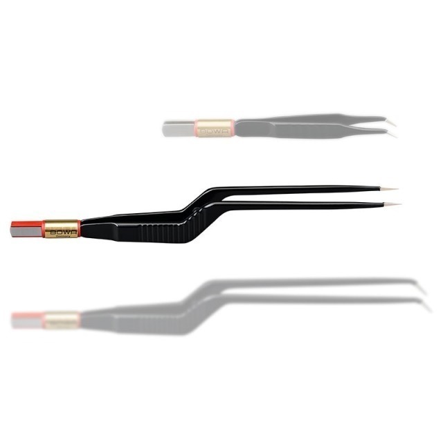 Bipolar NON-Stick forceps with flat grip